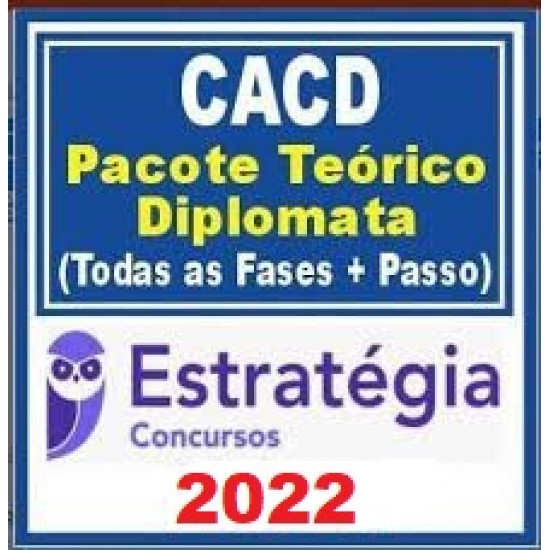 Admiss O Carreira De Diplomata Cacd Pacote P Todas As Fases